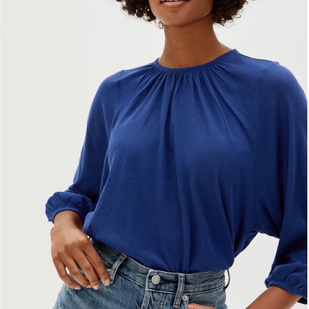 Everlane Air Poet T-Shirt in Indigo